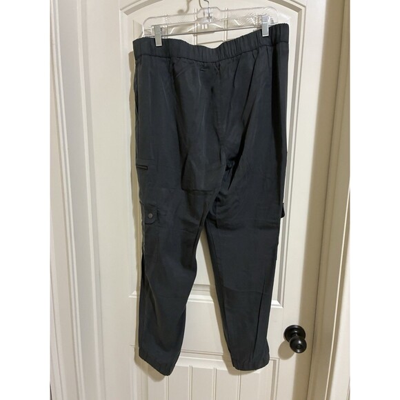 BANANA REPUBLIC Tencel Cargo Jogger Women's Size L Green NWT - Picture 2 of 2